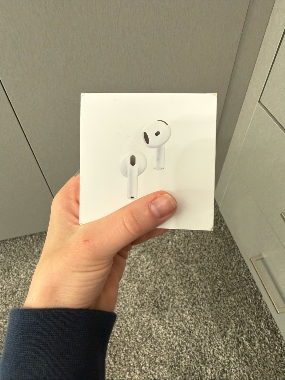 Apple AirPods 4 White Earbud Headphones. Unopened box